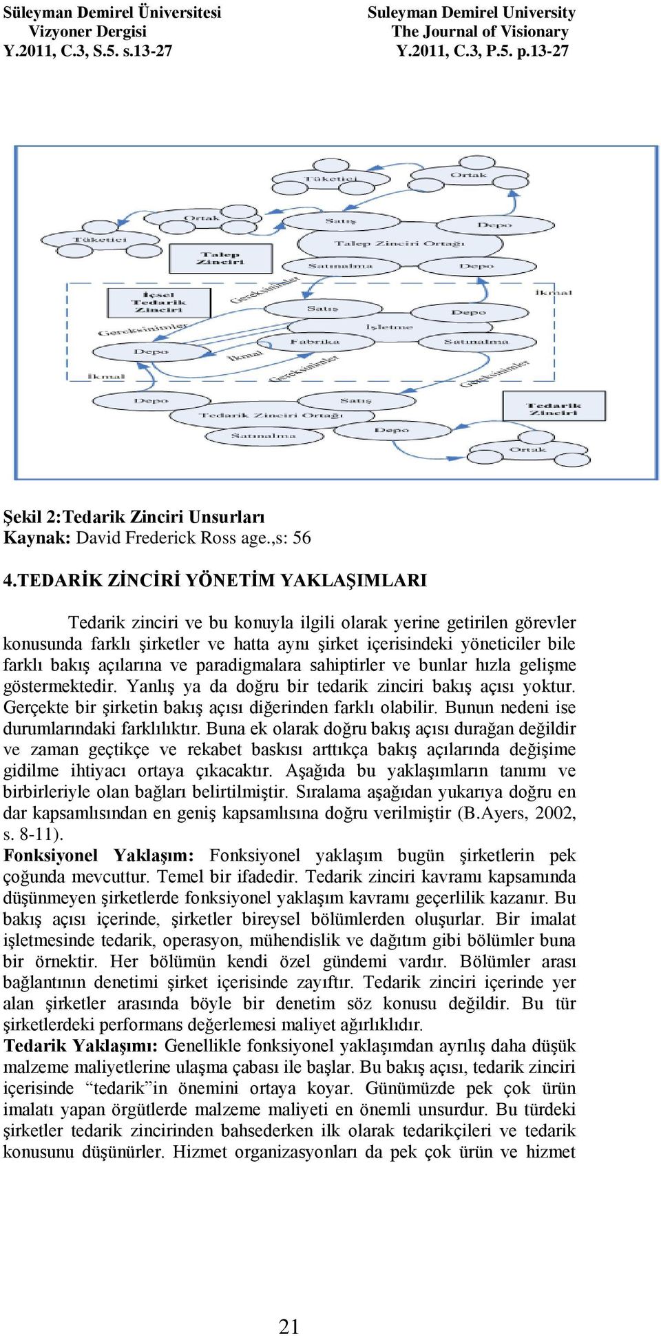 açılarına ve paradigmalara sahiptirler ve bunlar hızla gelişme göstermektedir. Yanlış ya da doğru bir tedarik zinciri bakış açısı yoktur. Gerçekte bir şirketin bakış açısı diğerinden farklı olabilir.