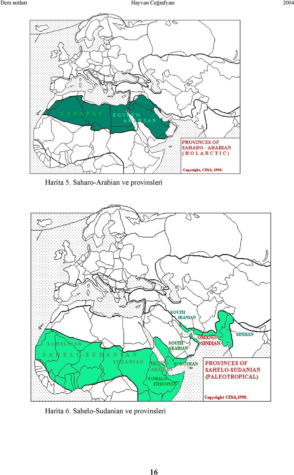 provinsleri Harita 6.