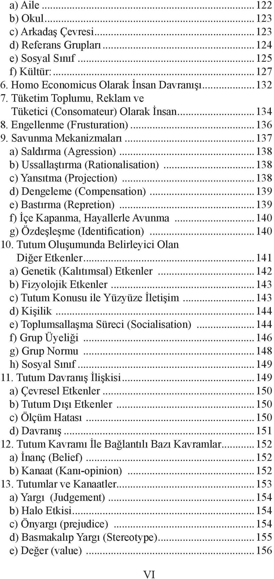 ..138 c) Yansıtma (Projection)...138 d) Dengeleme (Compensation)...139 e) Bastırma (Repretion)...139 f) İçe Kapanma, Hayallerle Avunma...140 g) Özdeşleşme (Identification)...140 10.