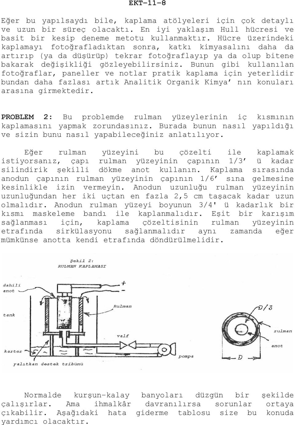 Bunun gibi kullanılan fotoğraflar, paneller ve notlar pratik kaplama için yeterlidir bundan daha fazlası artık Analitik Organik Kimya nın konuları arasına girmektedir.