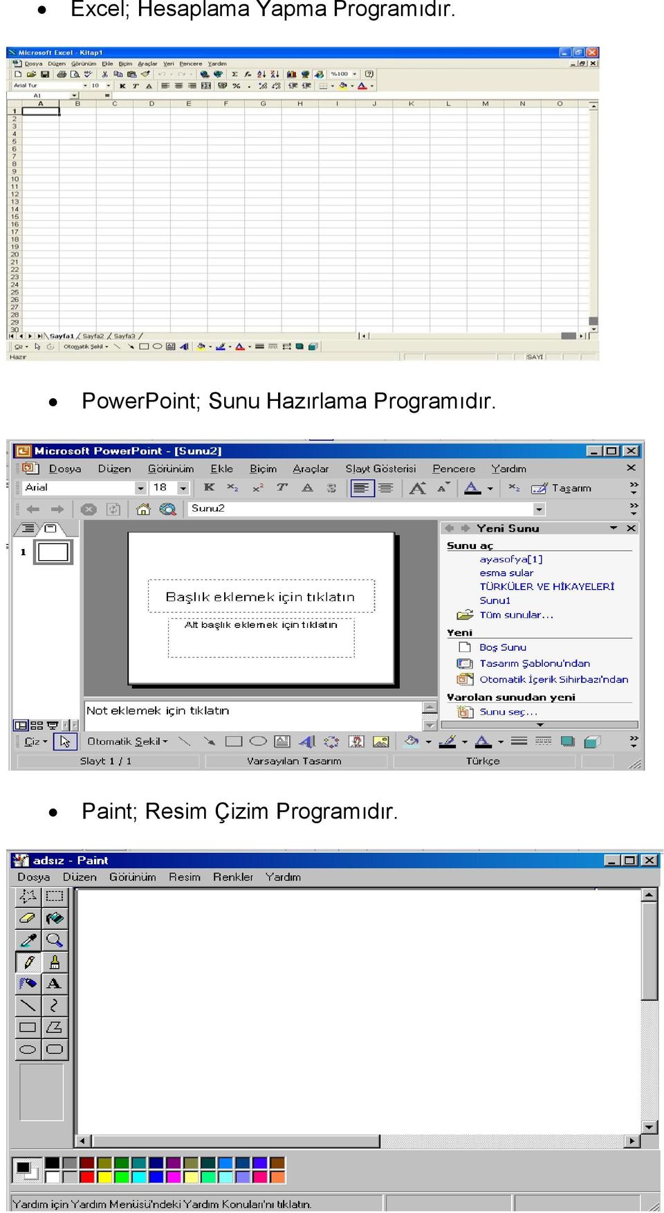 PowerPoint; Sunu Hazırlama