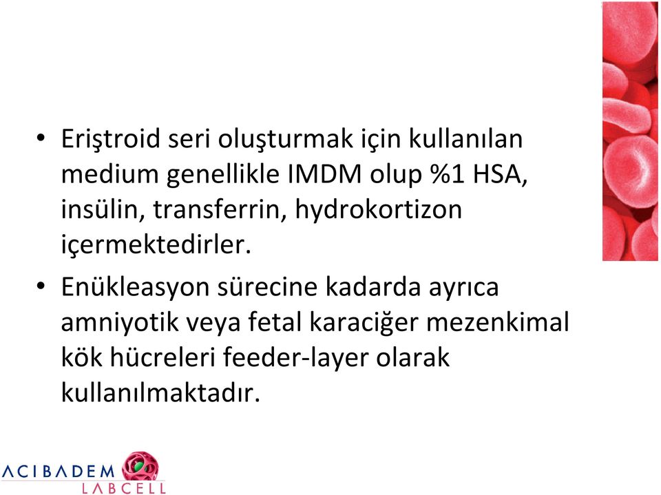 Enükleasyon sürecine kadarda ayrıca amniyotik veya fetal