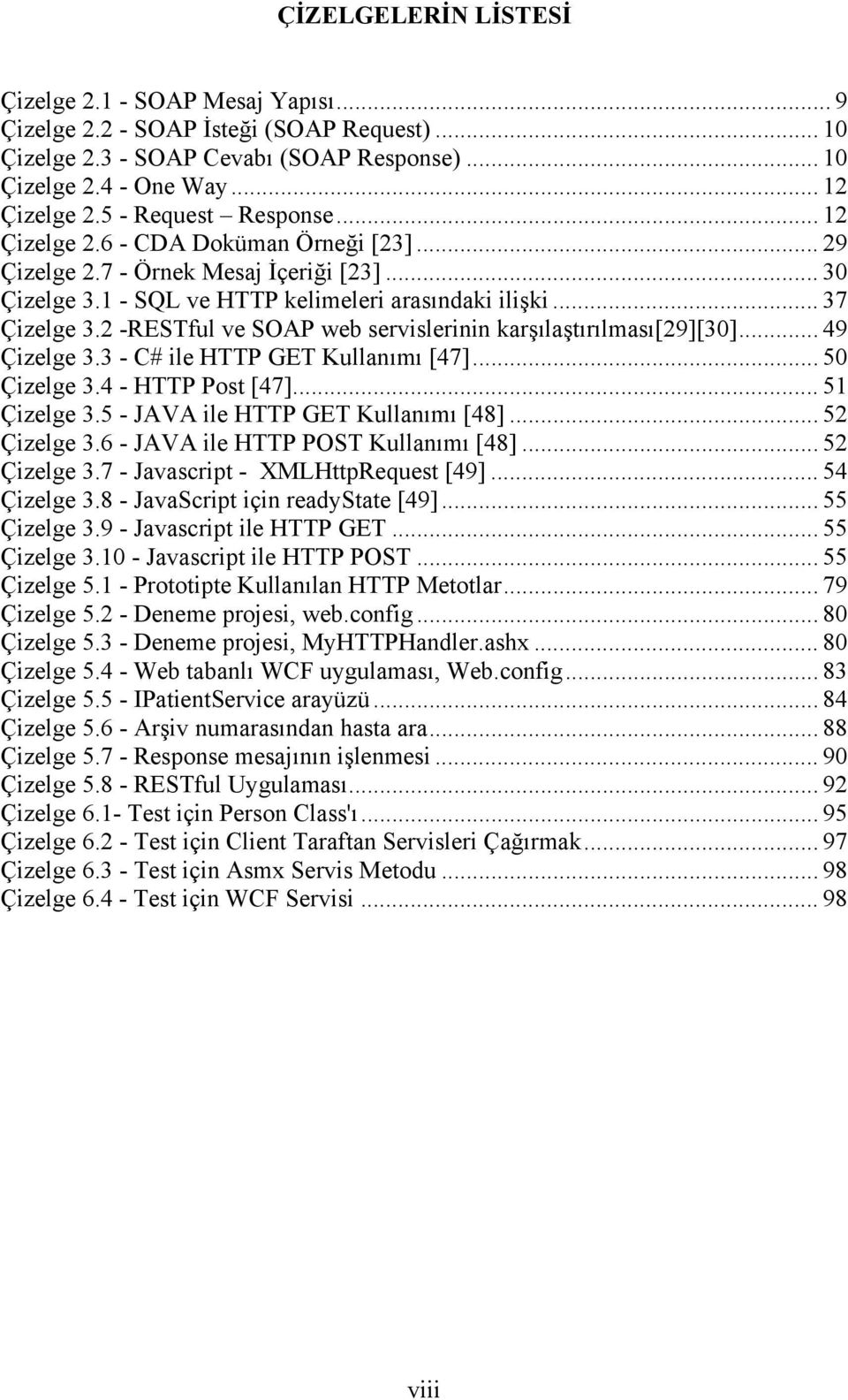 2 -RESTful ve SOAP web servislerinin karşılaştırılması[29][30]... 49 Çizelge 3.3 - C# ile HTTP GET Kullanımı [47]... 50 Çizelge 3.4 - HTTP Post [47]... 51 Çizelge 3.