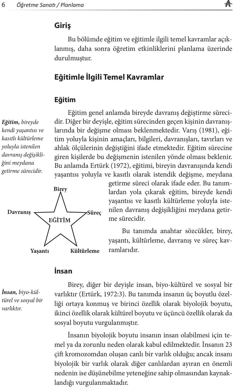 Davranış Yaşantı Eğitim Eğitim genel anlamda bireyde davranış değiştirme sürecidir. Diğer bir deyişle, eğitim sürecinden geçen kişinin davranışlarında bir değişme olması beklenmektedir.