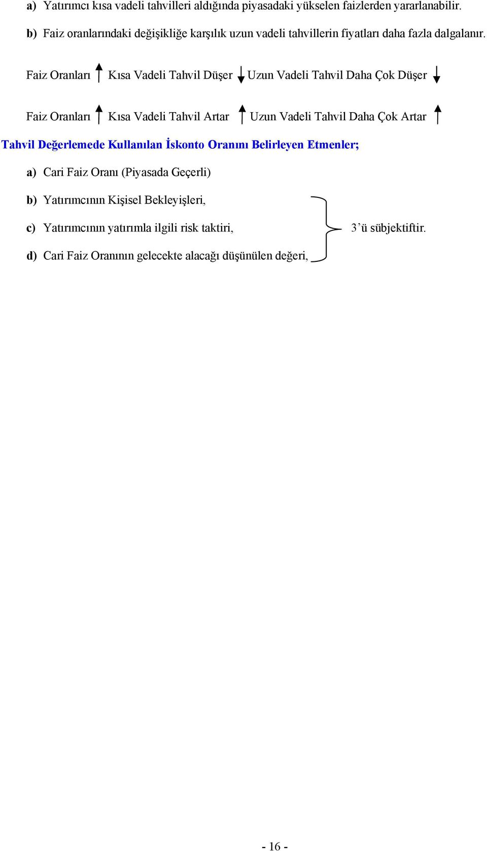 Faiz Oranları Kısa Vadeli Tahvil Düşer Uzun Vadeli Tahvil Daha Çok Düşer Faiz Oranları Kısa Vadeli Tahvil Artar Uzun Vadeli Tahvil Daha Çok Artar Tahvil