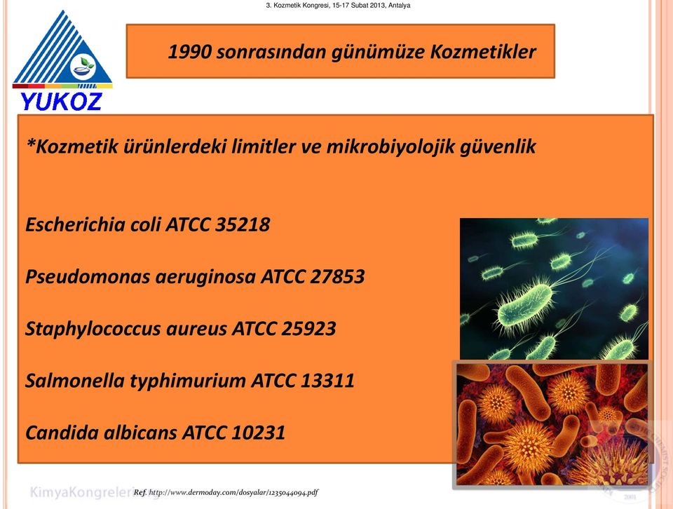 ATCC 27853 Staphylococcus aureus ATCC 25923 Salmonella typhimurium ATCC