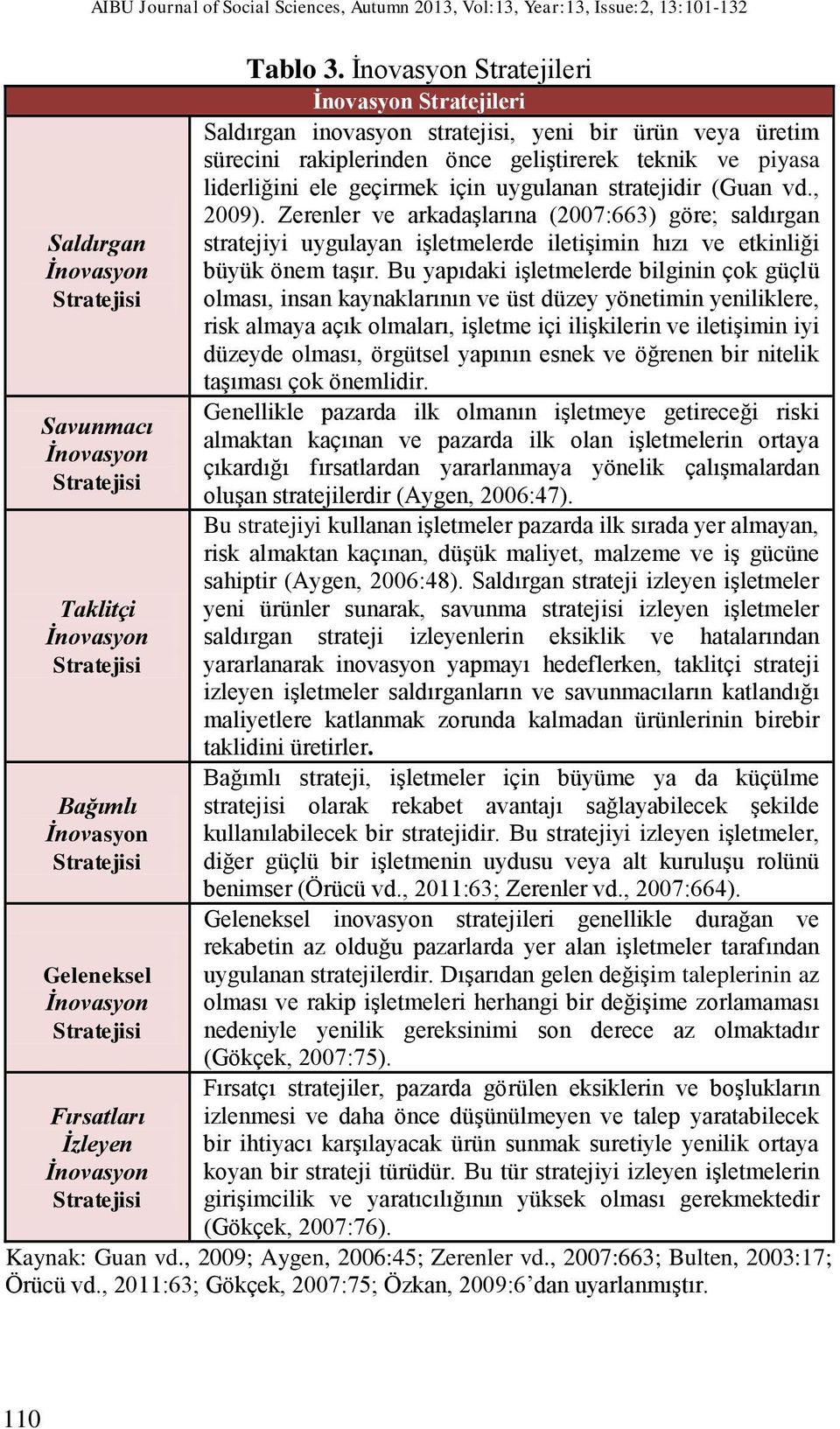 uygulanan stratejidir (Guan vd., 2009).