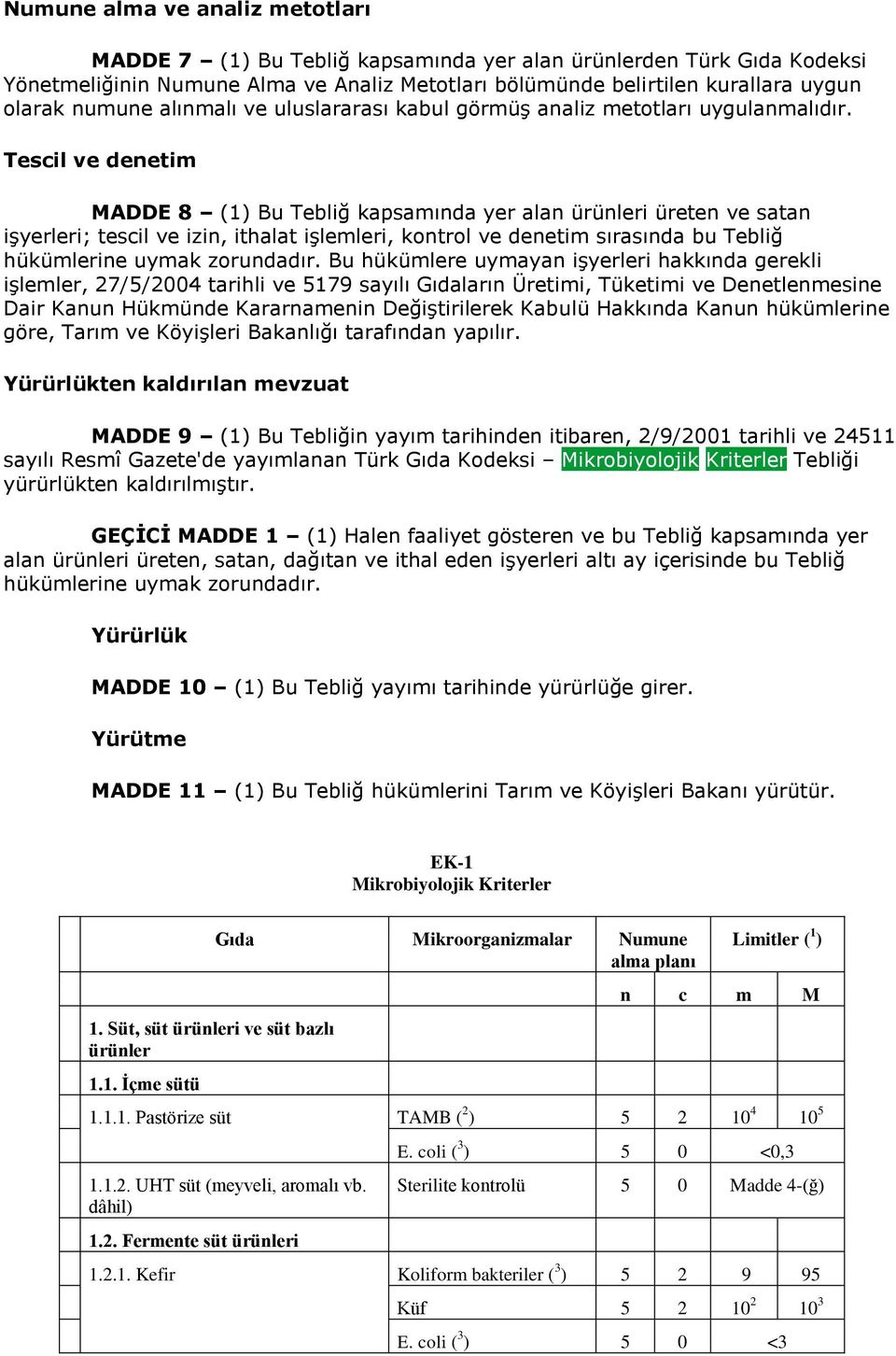 Tescil ve denetim MADDE 8 (1) Bu Tebliğ kapsamında yer alan ürünleri üreten ve satan işyerleri; tescil ve izin, ithalat işlemleri, kontrol ve denetim sırasında bu Tebliğ hükümlerine uymak zorundadır.