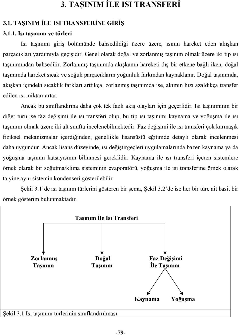 Genel olarak doğal ve zorlanmış taşınım olmak üzere iki tip ısı taşınımından basedilir.