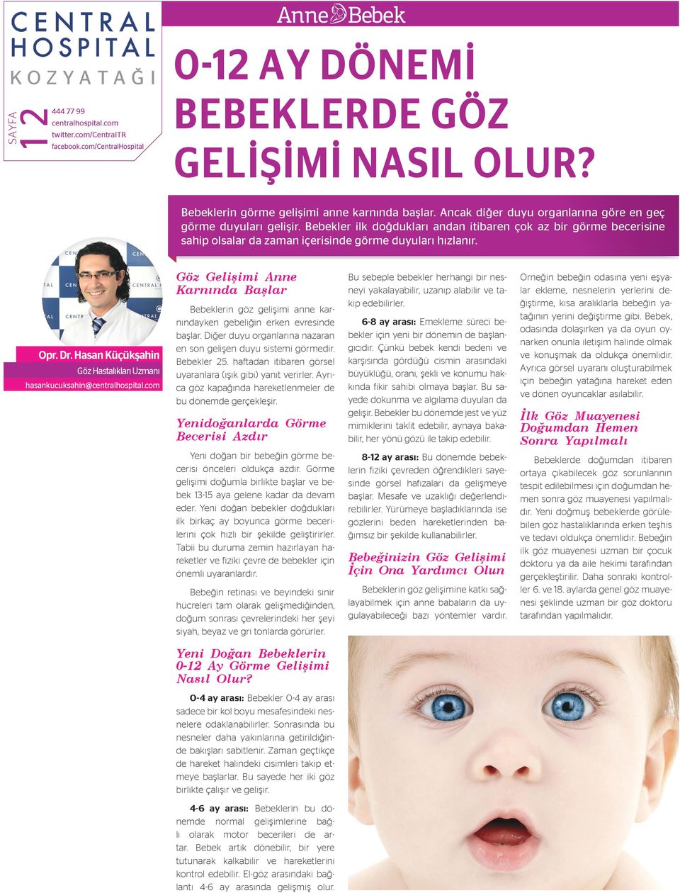 Dr. Hasan Dr. Zeyneb Küçükşahin Gürbüz Göz Dermatoloji Hastalıkları Uzmanı hasankucuksahin@centralhospital.com zeynebgurbuz@centralhospital.