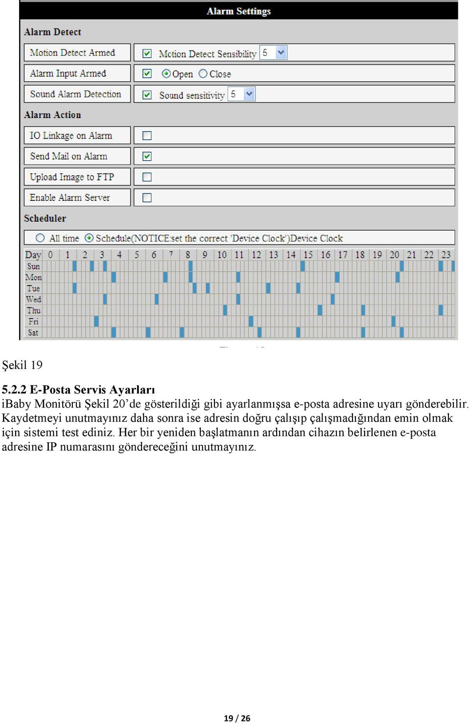 adresine uyarı gönderebilir.