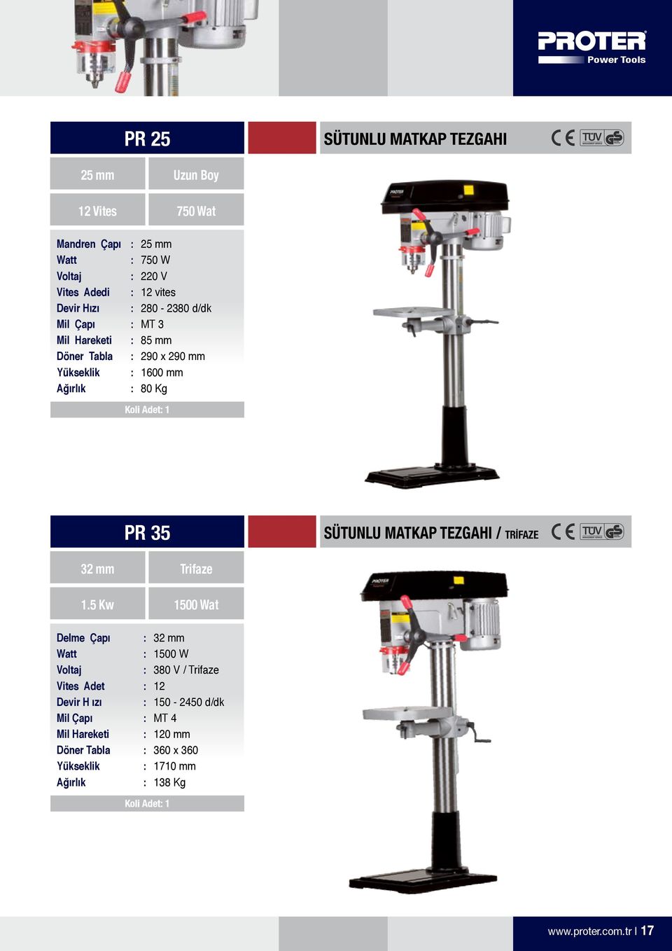 TEZGAHI / TRİFAZE 32 mm Trifaze 1.