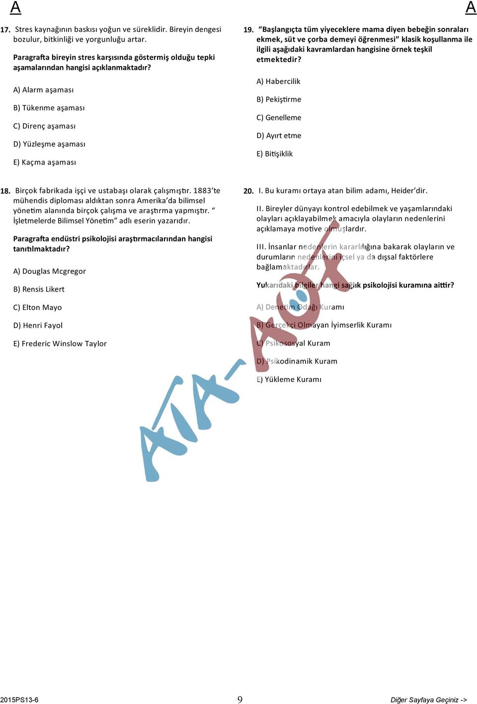 Başlangıçta tüm yiyeceklere mama diyen bebeğin sonraları ekmek, süt ve çorba demeyi öğrenmesi klasik koşullanma ile ilgili aşağıdaki kavramlardan hangisine örnek teşkil etmektedir?