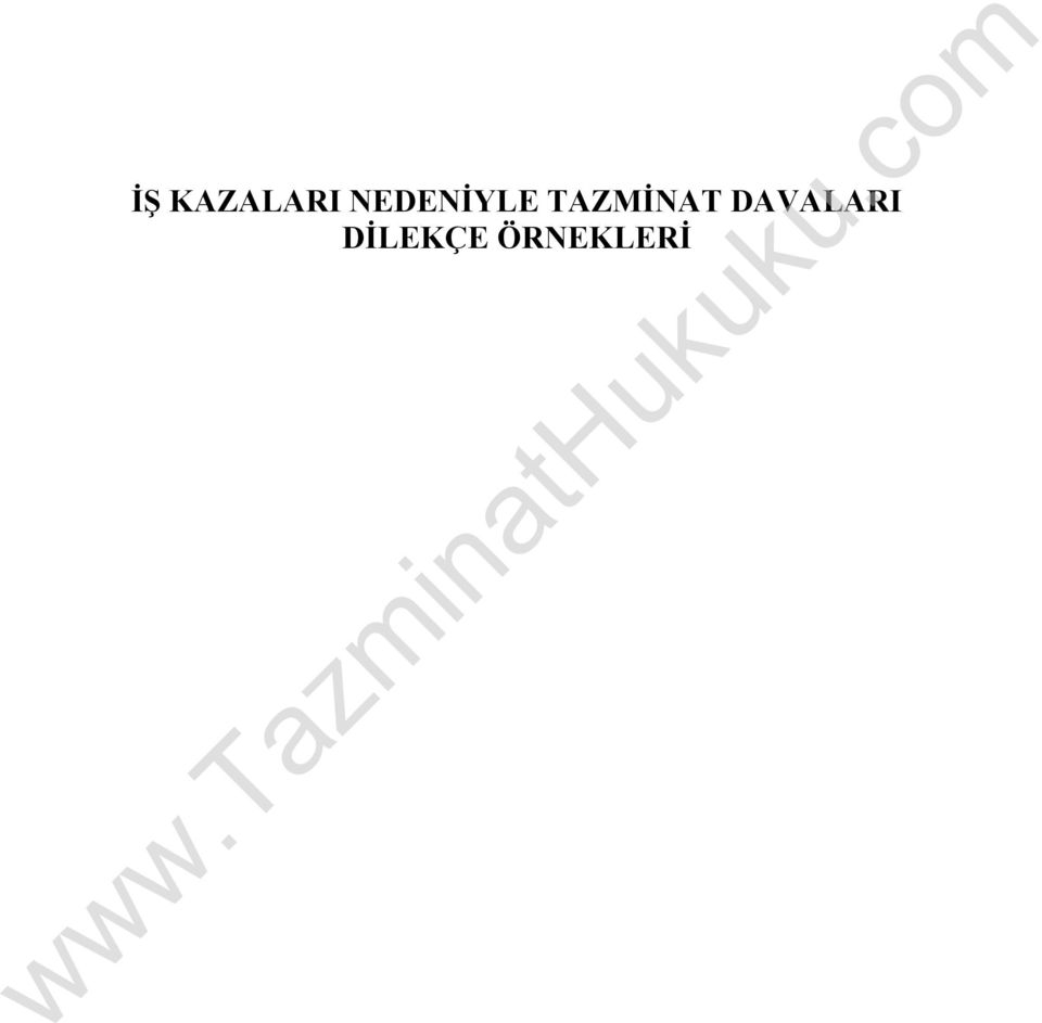 TAZMİNAT