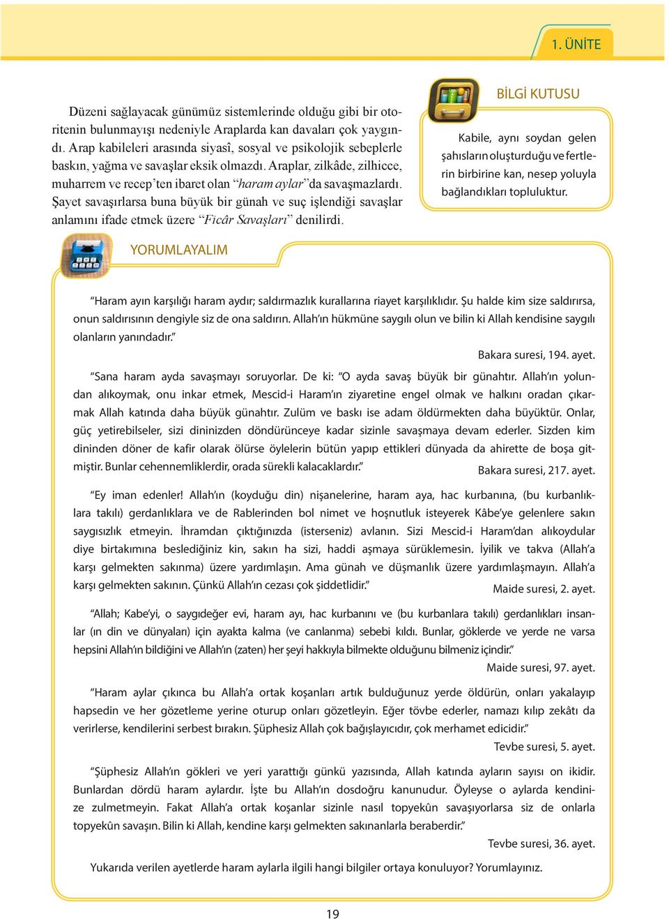 Şayet savaşırlarsa buna büyük bir günah ve suç işlendiği savaşlar anlamını ifade etmek üzere Ficâr Savaşları denilirdi.