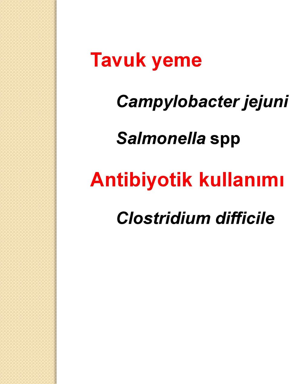 Salmonella spp