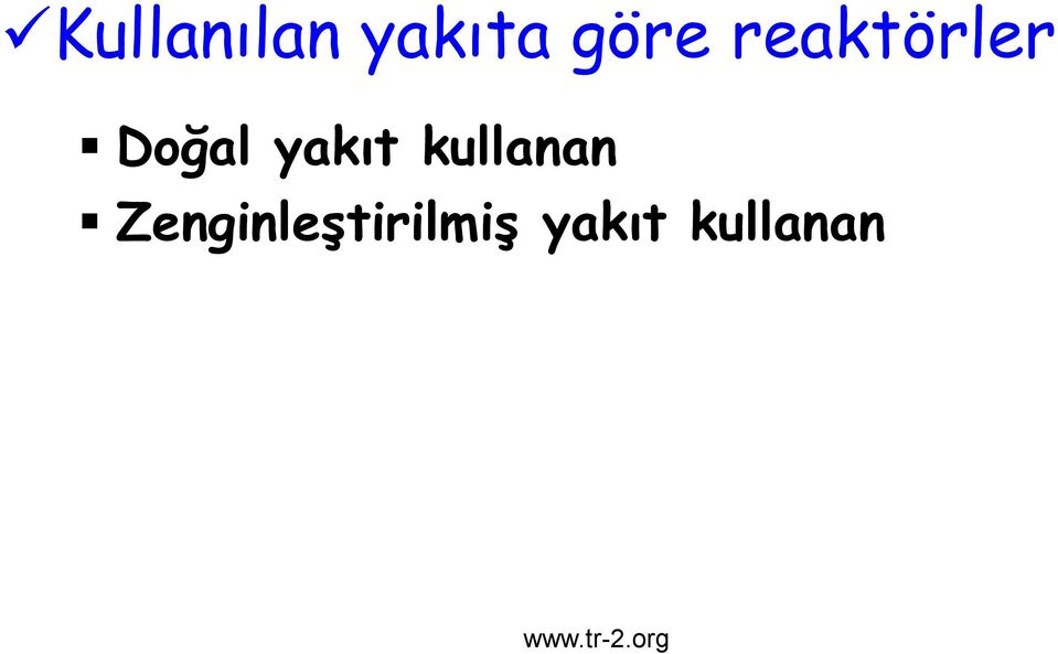 yakıt kullanan