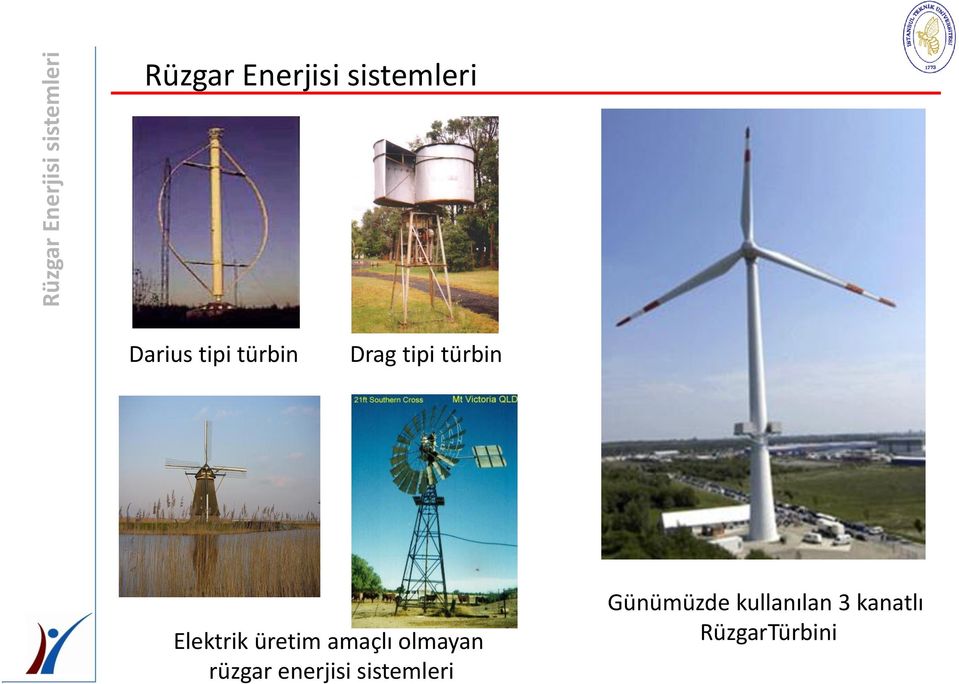 Elektrik üretim amaçlı olmayan rüzgar enerjisi
