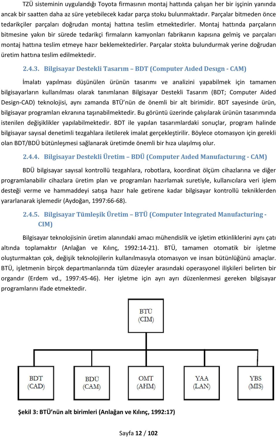 Montaj hattında parçaların bitmesine yakın bir sürede tedarikçi firmaların kamyonları fabrikanın kapısına gelmiş ve parçaları montaj hattına teslim etmeye hazır beklemektedirler.