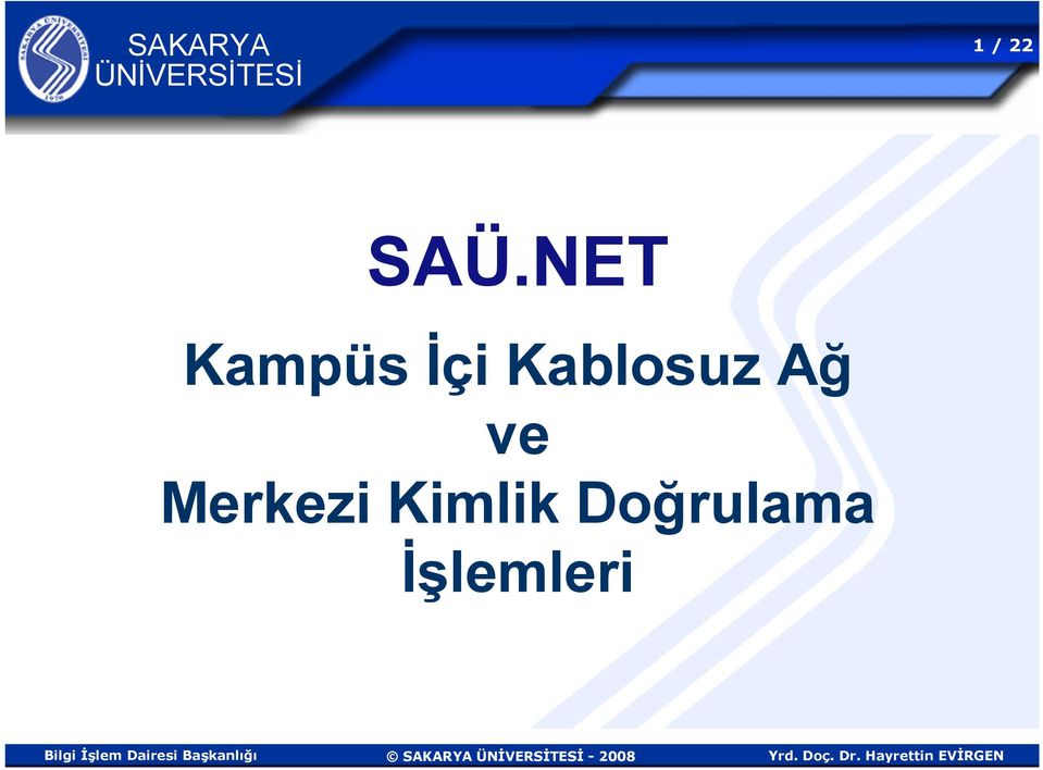 Kablosuz Ağ ve