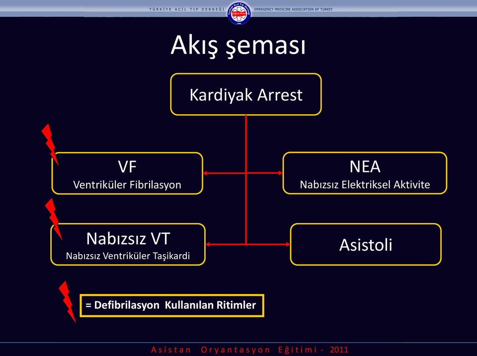 Aktivite Nabızsız VT Nabızsız Ventriküler