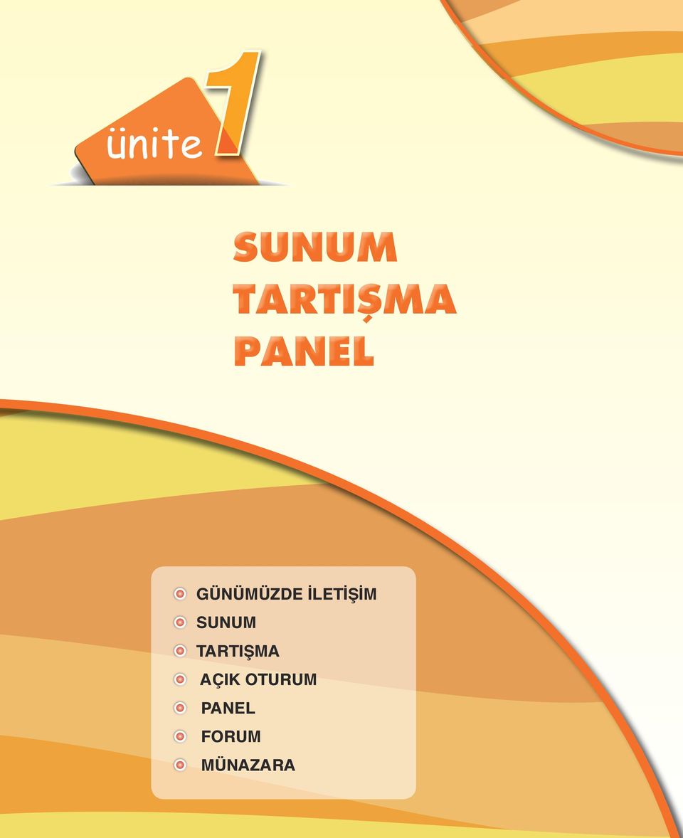 İletişim SUNUM TARTIŞMA