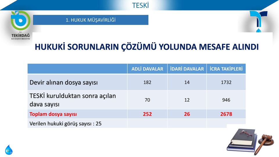 dosya sayısı 182 14 1732 TESKİ kurulduktan sonra açılan dava