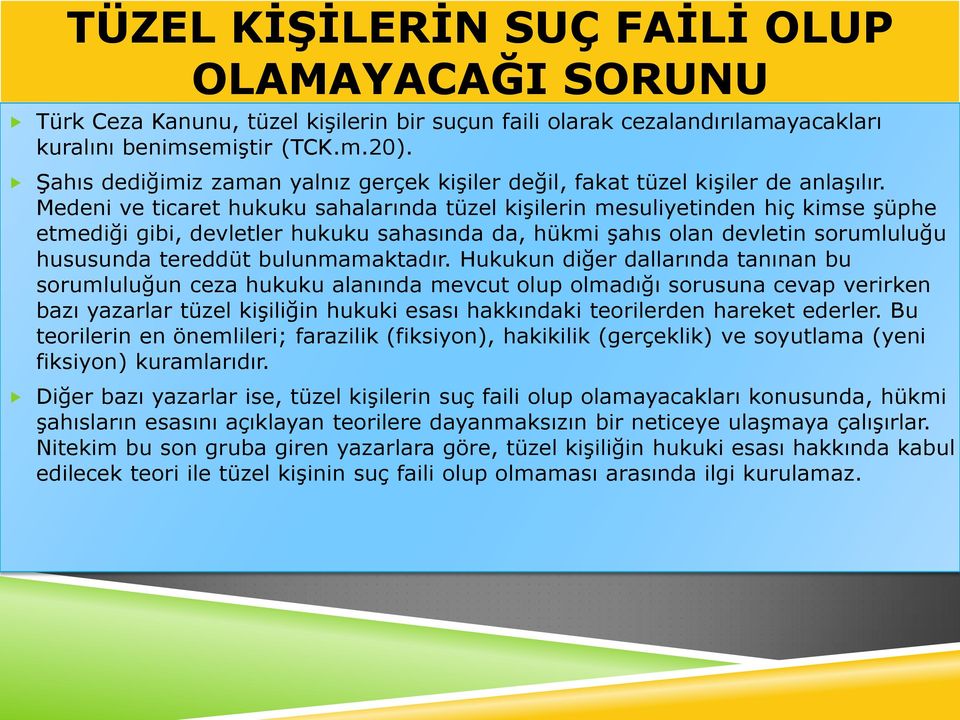 Medeni ve ticaret hukuku sahalarında tüzel kişilerin mesuliyetinden hiç kimse şüphe etmediği gibi, devletler hukuku sahasında da, hükmi şahıs olan devletin sorumluluğu hususunda tereddüt