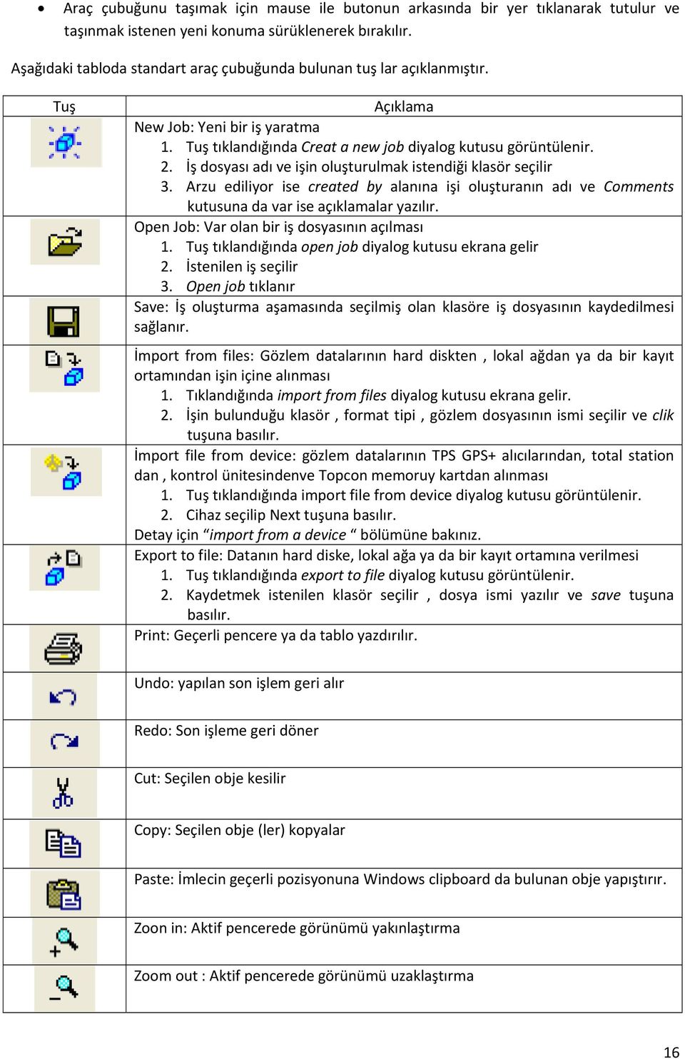 İş dosyası adı ve işin oluşturulmak istendiği klasör seçilir 3. Arzu ediliyor ise created by alanına işi oluşturanın adı ve Comments kutusuna da var ise açıklamalar yazılır.