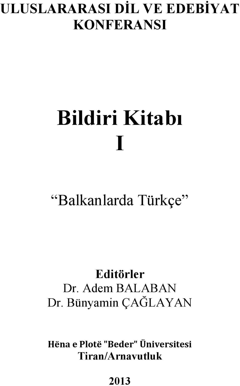 Adem BALABAN Dr.