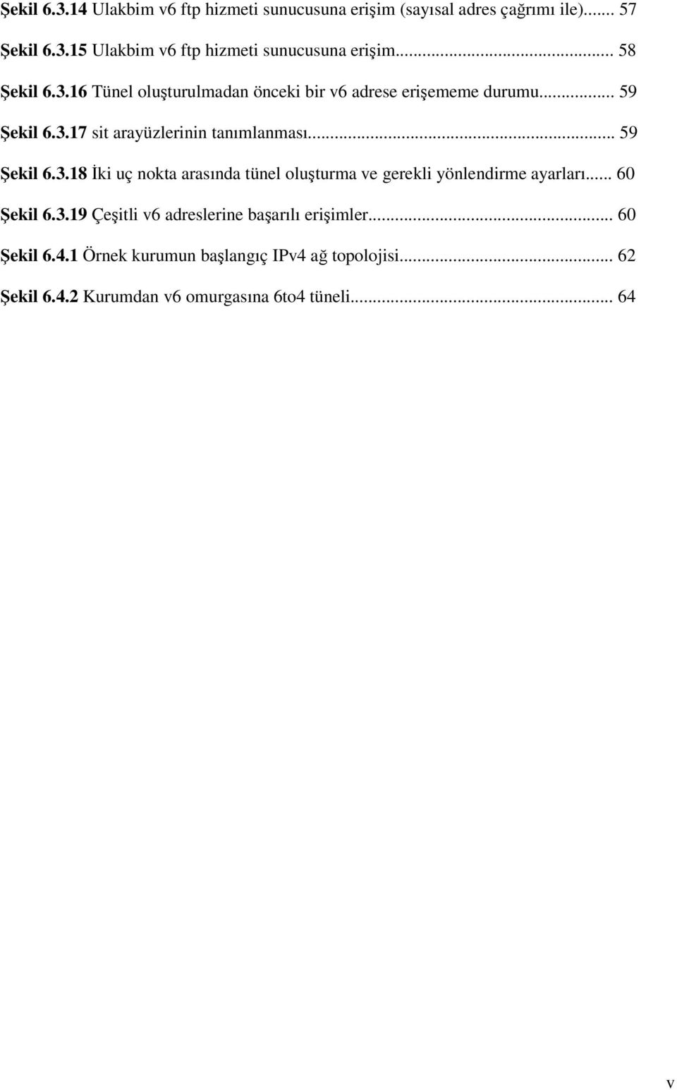 .. 59 Şekil 6.3.18 İki uç nokta arasında tünel oluşturma ve gerekli yönlendirme ayarları... 60 Şekil 6.3.19 Çeşitli v6 adreslerine başarılı erişimler.