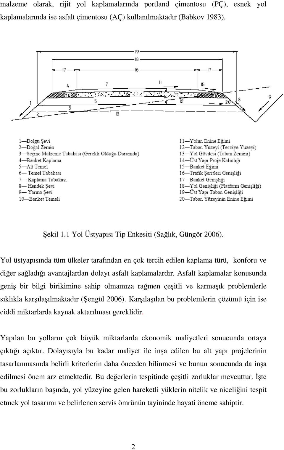 Asfalt kaplamalar konusunda geniş bir bilgi birikimine sahip olmamıza rağmen çeşitli ve karmaşık problemlerle sıklıkla karşılaşılmaktadır (Şengül 2006).