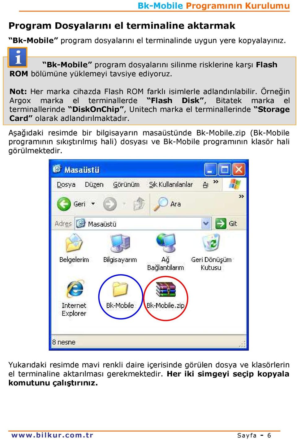 Örneğin Argox marka el terminallerde Flash Disk, Bitatek marka el terminallerinde DiskOnChip, Unitech marka el terminallerinde Storage Card olarak adlandırılmaktadır.