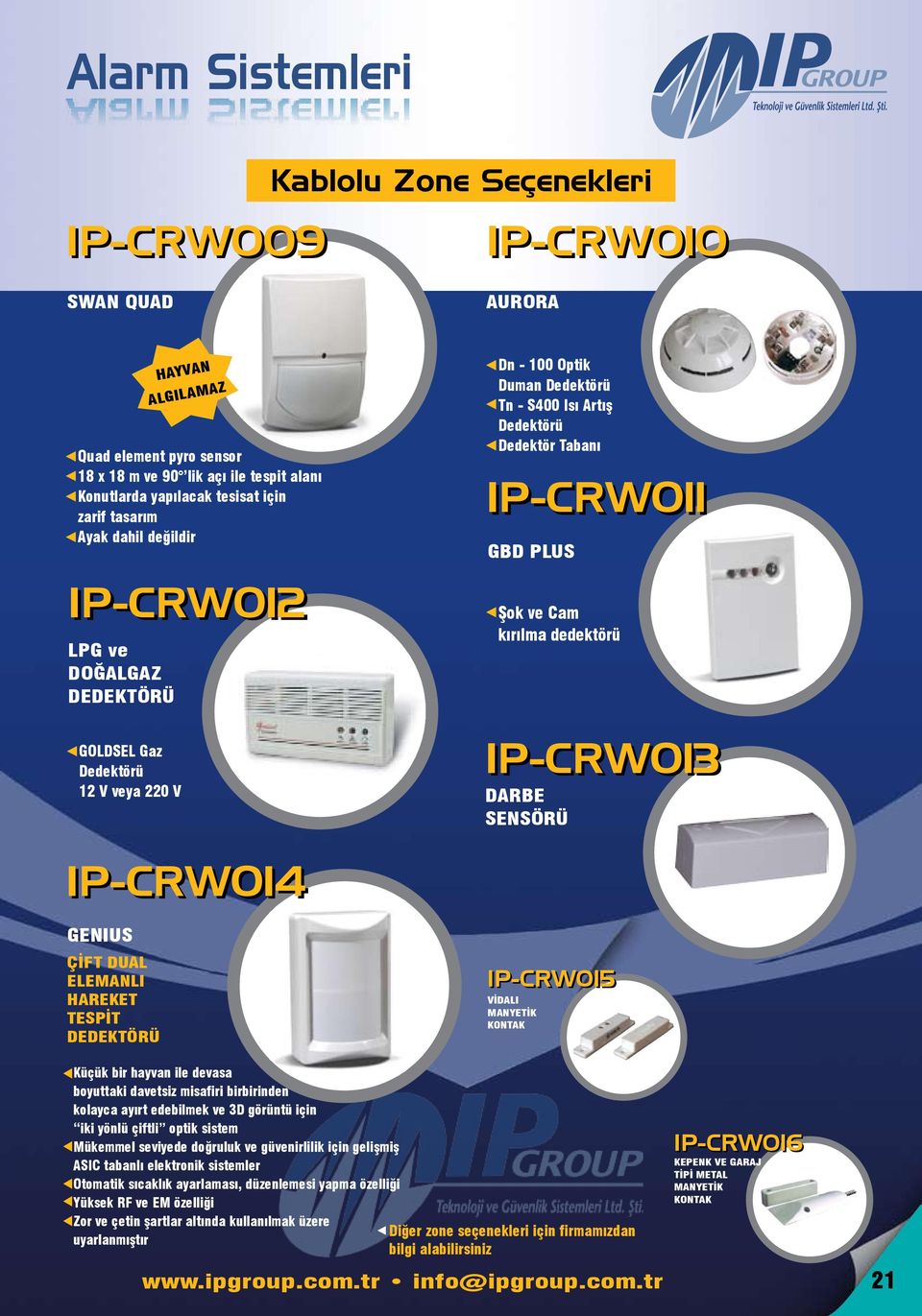 PLUS Şok ve Cam kırılma dedektörü IP-CRW013 DARBE SENSÖRÜ IP-CRW014 GENIUS ÇİFT DUAL ELEMANLI HAREKET TESPİT DEDEKTÖRÜ IP-CRW015 VİDALI MANYETİK KONTAK Küçük bir hayvan ile devasa boyuttaki davetsiz