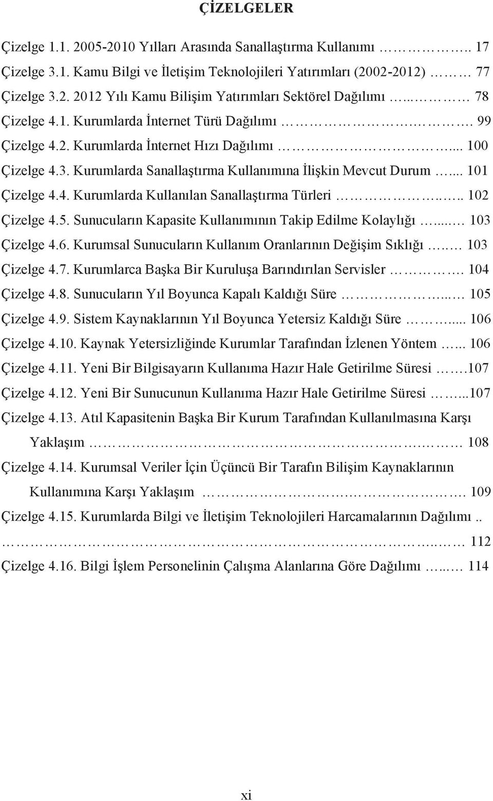 4. Kurumlarda Kullanılan Sanallaştırma Türleri.... 102 Çizelge 4.5. Sunucuların Kapasite Kullanımının Takip Edilme Kolaylığı... 103 Çizelge 4.6.