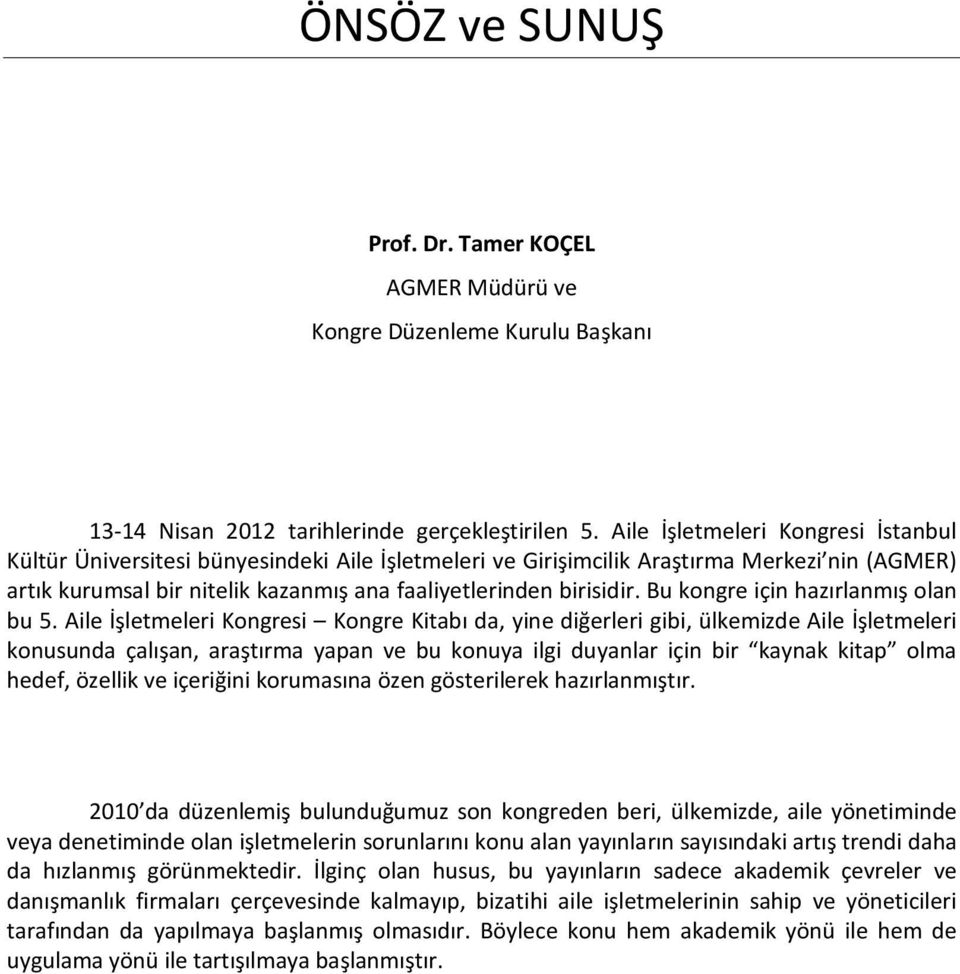 Bu kongre için hazırlanmış olan bu 5.