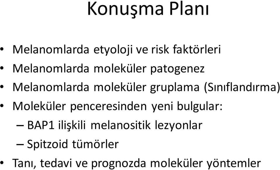 Moleküler penceresinden yeni bulgular: BAP1 ilişkili melanositik