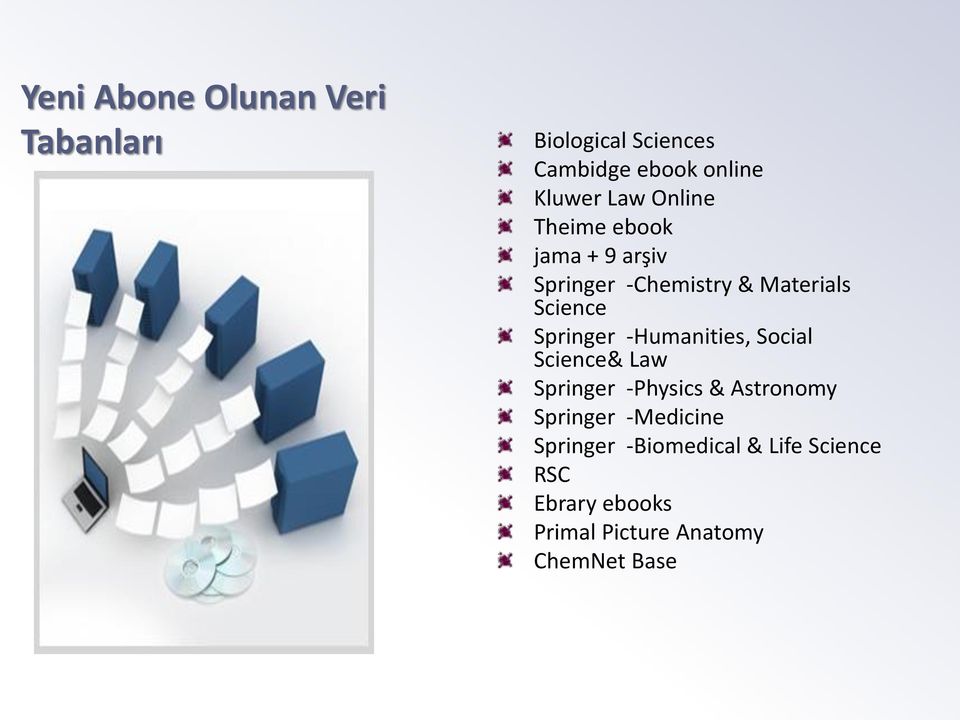 -Humanities, Social Science& Law Springer -Physics & Astronomy Springer -Medicine