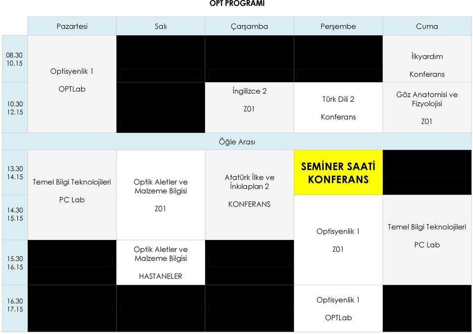 Aletler ve Malzeme Bilgisi Optisyenlik 1 Temel Bilgi