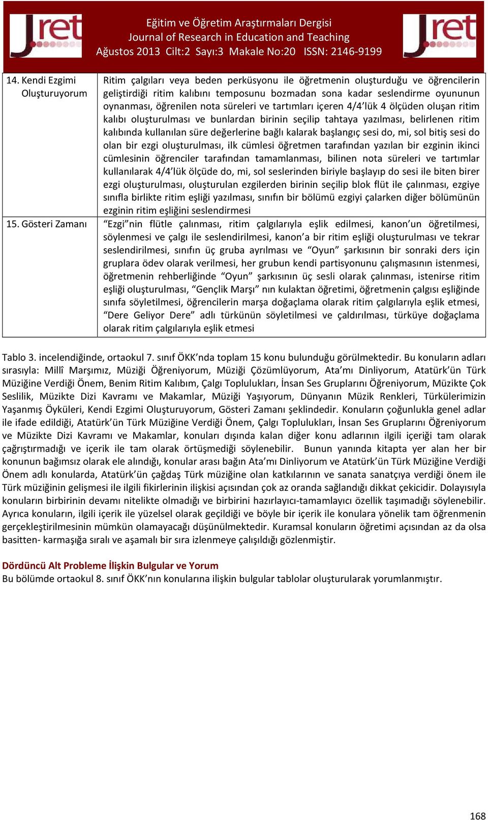 ritim kalıbında kullanılan süre değerlerine bağlı kalarak başlangıç sesi do, mi, sol bitiş sesi do olan bir ezgi oluşturulması, ilk cümlesi öğretmen tarafından yazılan bir ezginin ikinci cümlesinin