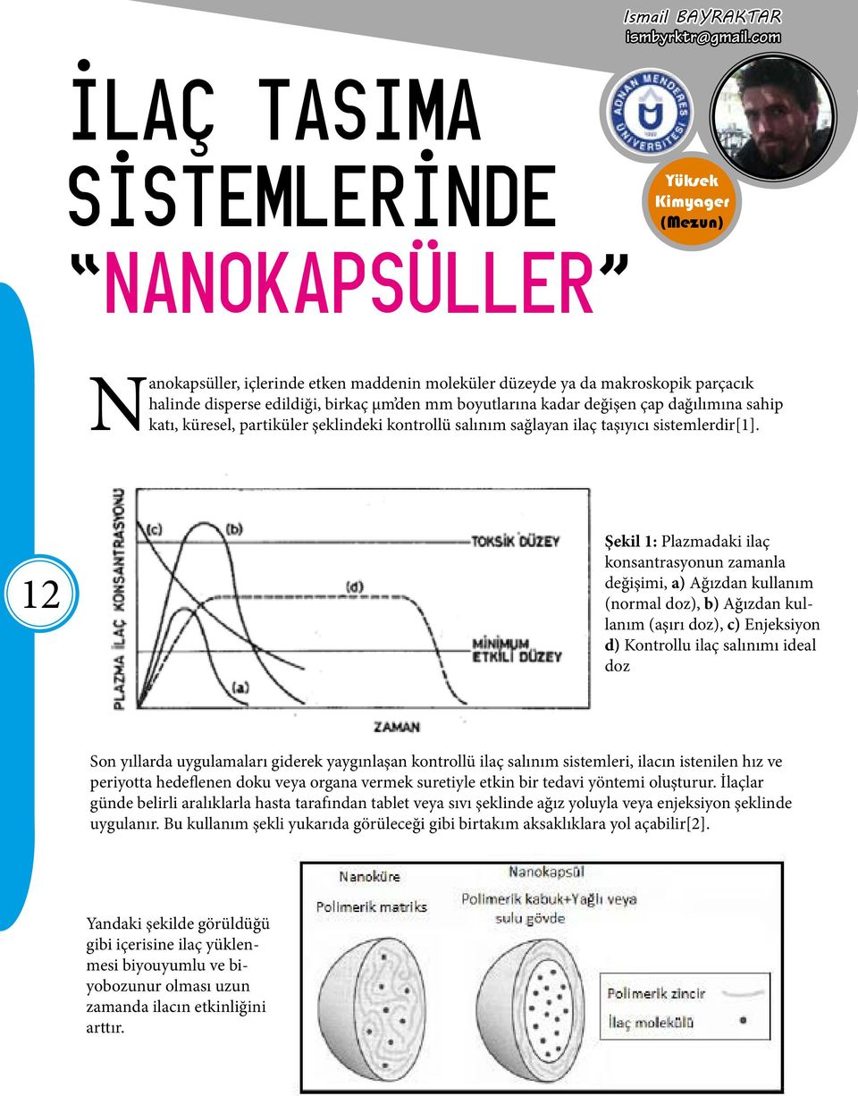 boyutlarına kadar değişen çap dağılımına sahip katı, küresel, partiküler şeklindeki kontrollü salınım sağlayan ilaç taşıyıcı sistemlerdir[1].