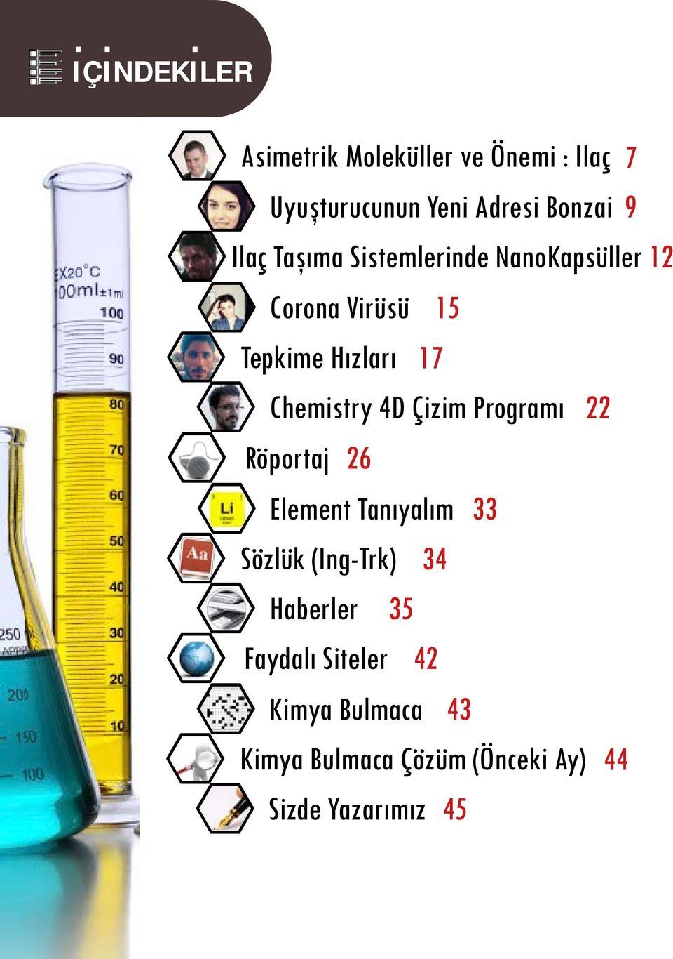 4D Çizim Programı 22 Röportaj 26 Element Tanıyalım 33 Sözlük (Ing-Trk) 34 Haberler