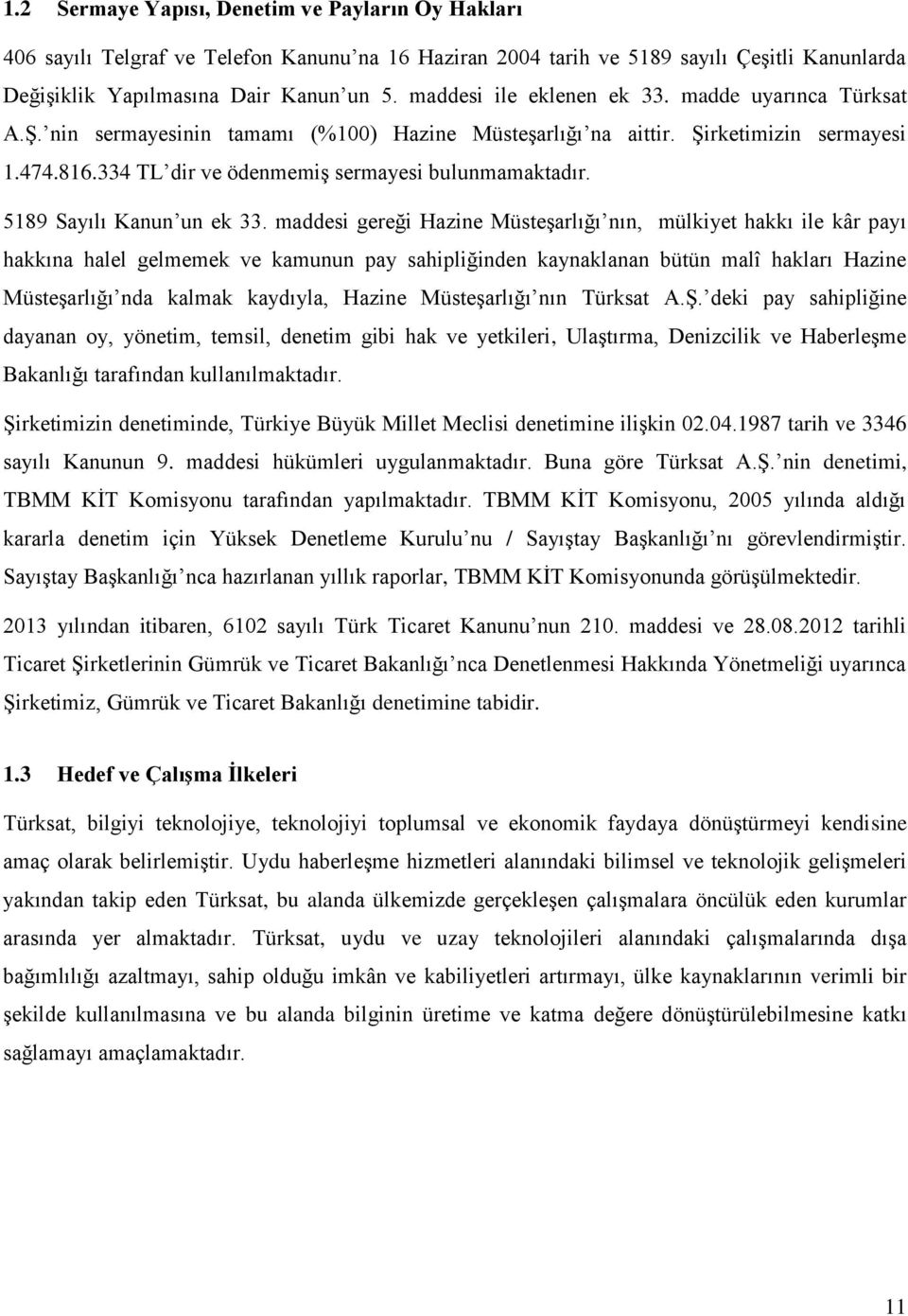 5189 Sayılı Kanun un ek 33.