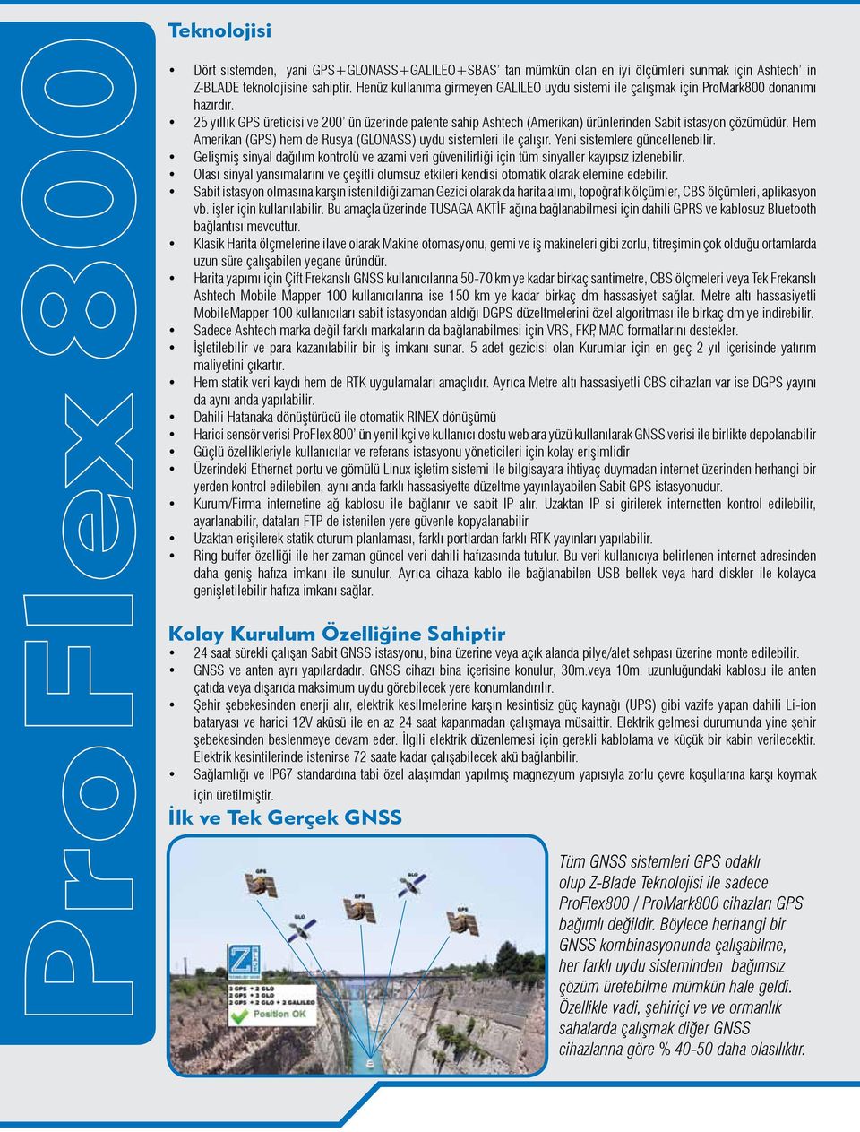 25 yıllık GPS üreticisi ve 200 ün üzerinde patente sahip Ashtech (Amerikan) ürünlerinden Sabit istasyon çözümüdür. Hem Amerikan (GPS) hem de Rusya (GLONASS) uydu sistemleri ile çalışır.