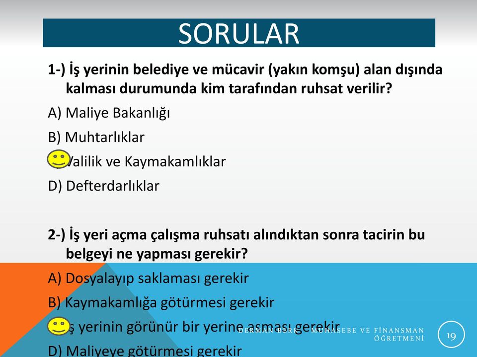 alındıktan sonra tacirin bu belgeyi ne yapması gerekir?