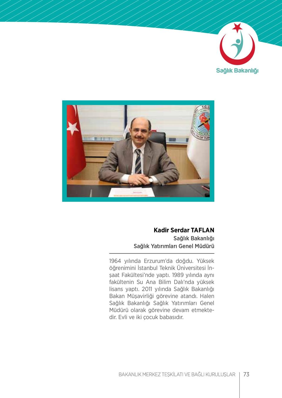 1989 yılında aynı fakültenin Su Ana Bilim Dalı nda yüksek lisans yaptı.