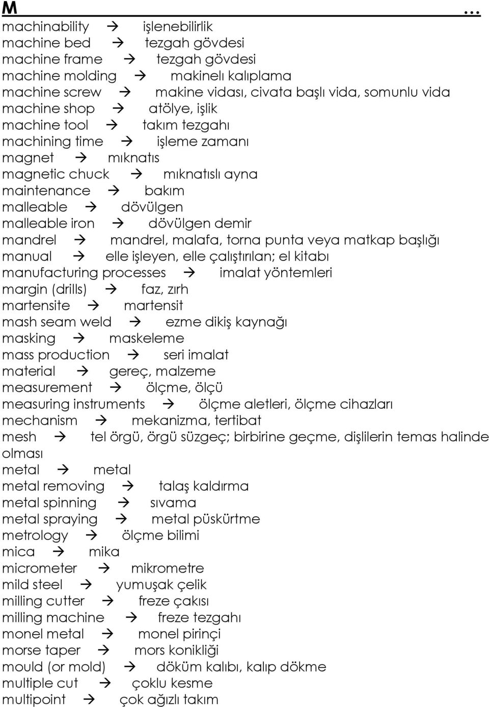 mandrel, malafa, torna punta veya matkap başlığı manual elle işleyen, elle çalıştırılan; el kitabı manufacturing processes imalat yöntemleri margin (drills) faz, zırh martensite martensit mash seam