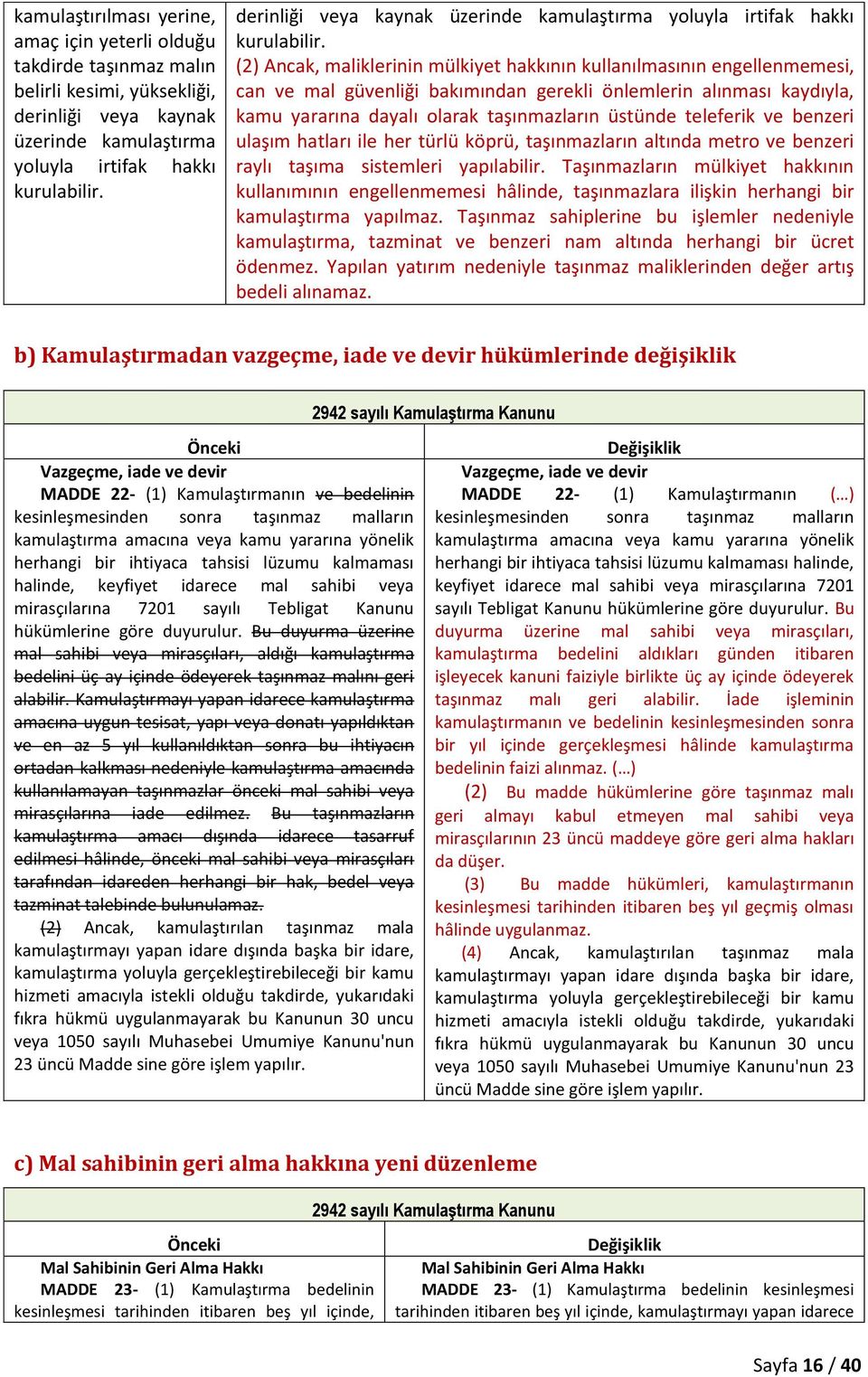 (2) Ancak, maliklerinin mülkiyet hakkının kullanılmasının engellenmemesi, can ve mal güvenliği bakımından gerekli önlemlerin alınması kaydıyla, kamu yararına dayalı olarak taşınmazların üstünde