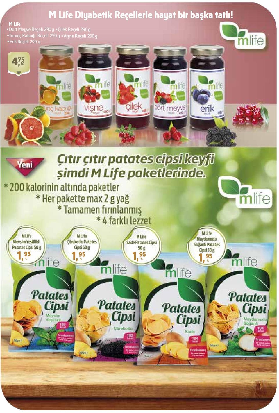 Reçeli 290 g 4, 75 TL/