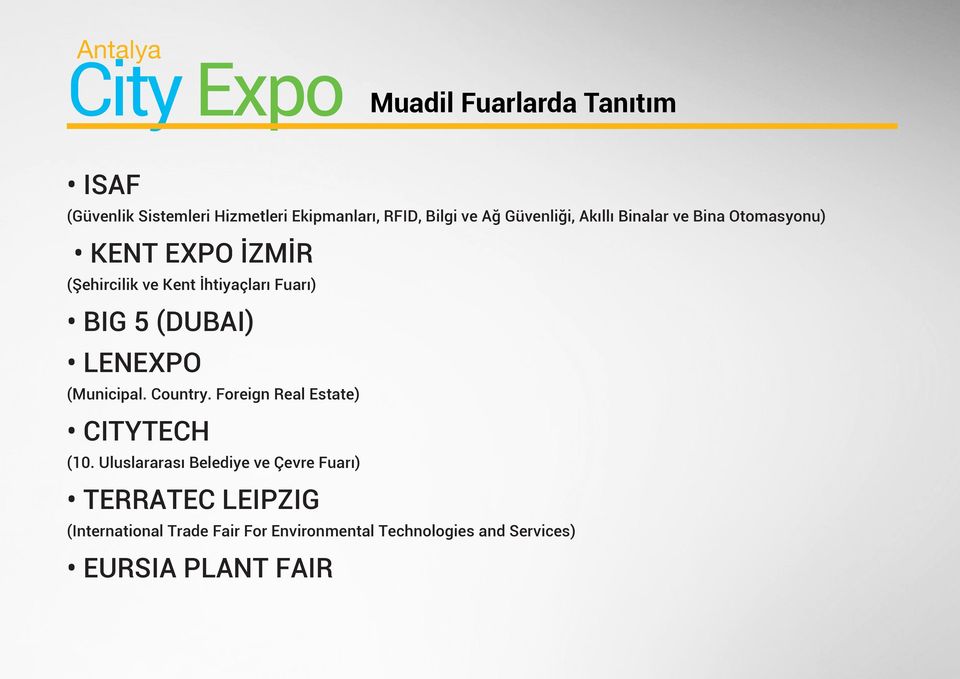 LENEXPO (Municipal. Country. Foreign Real Estate) CITYTECH (10.